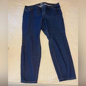 Old Navy 22 Plus Size Super Skinny Dark Wash Jeans